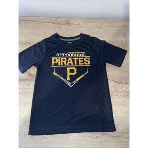 GEN2 by GENCO Pittsburgh Pirates Kids Size 5/6 Short Sleeve Shirt MLB Black
